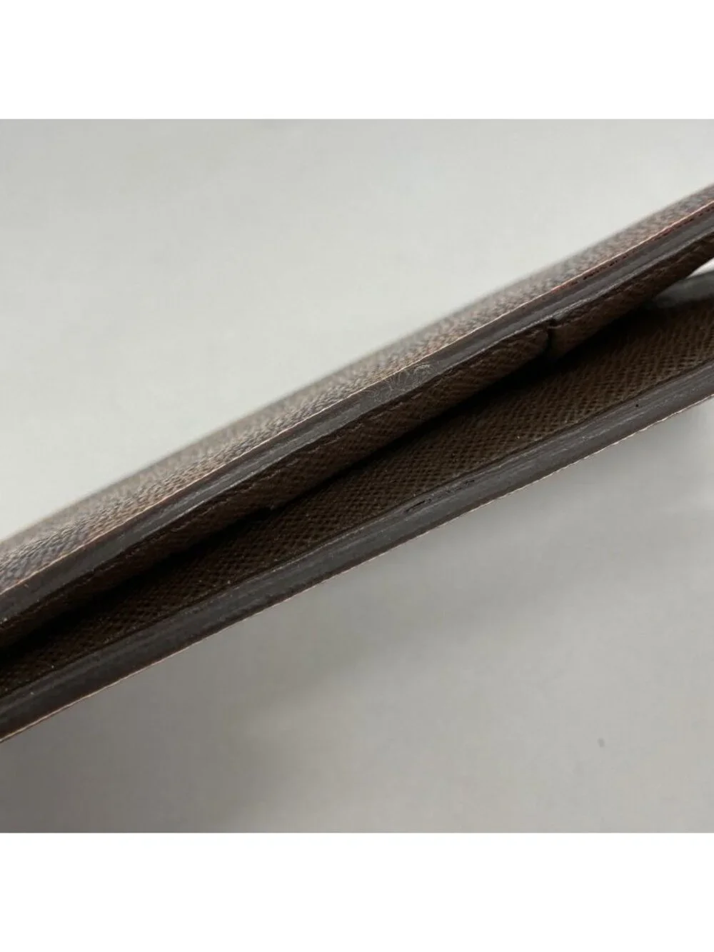 Louis Vuitton Wallet Damier Portefeuille Brazza Ebene